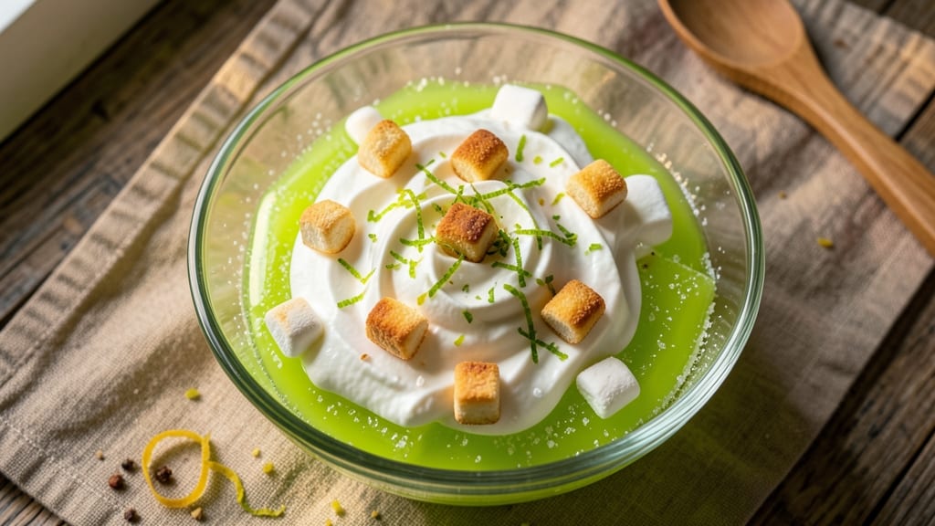 Lime Jello Salad Recipe with Marshmallows: Citrusy Zest and Fluffy Clouds in One Bowl