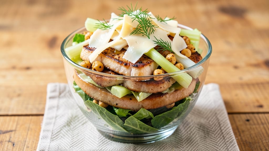 Best Layered Salad Recipe Ever: Crunchy Celery Crowns and Creamy Herb Velout Harmony